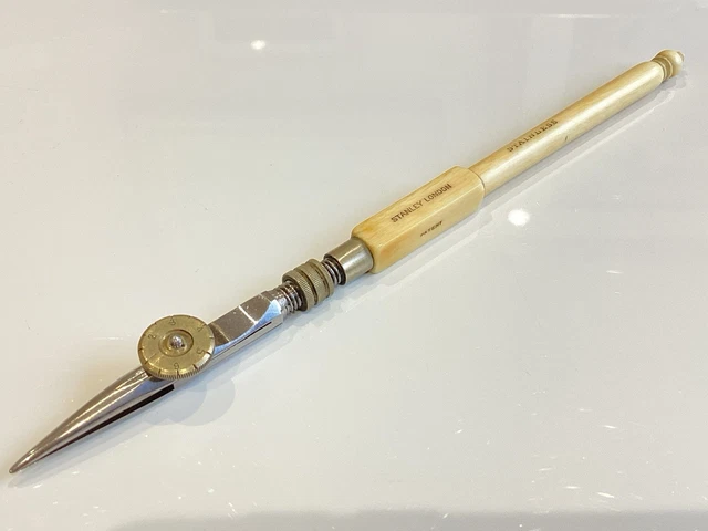ANTIQUE INK DIP Ruling Pen Indexed Stanley London Drawing Instruments ...