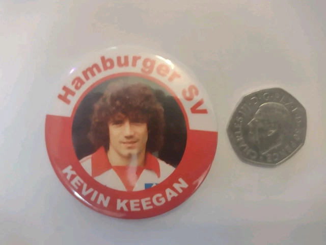 Carte Autographe Originale Kevin Keegan – Hambourg SV Années 70, Signée