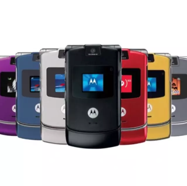 Motorola RAZR V3 Retro Flip Phone - All Colours Unlocked - Pristine GRADE A+