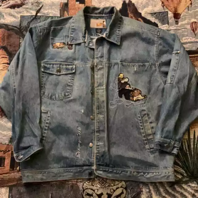 Vintage raw blue denim jacket