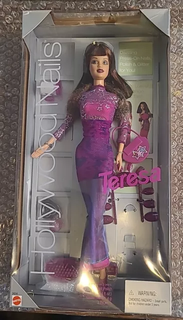 Vtg 1999 Mattel Hollywood Nails Teresa Barbie Doll #24244 NRFB Loose Item in Box