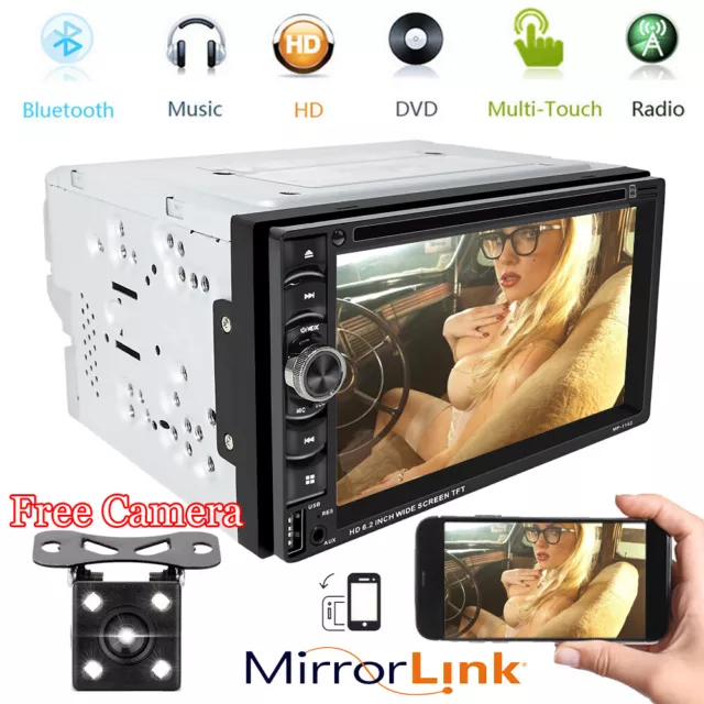 Mirror Link for GPS Car Stereo DVD CD Radio HD Player Bluetooth & Backup Camera