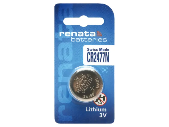 Renata CR2477N 3V Pile Batterie Cell Coin Crosser Cr Br DL Ecr Kcr Lm ML 2477N