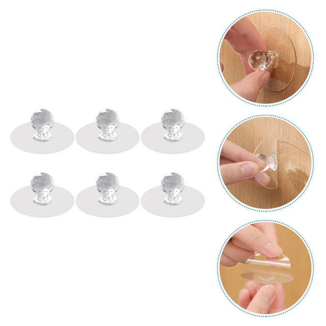 6 Pcs Puller Drawer Knob Handle Knobs Dresser Drawers Adhesive Door Knob