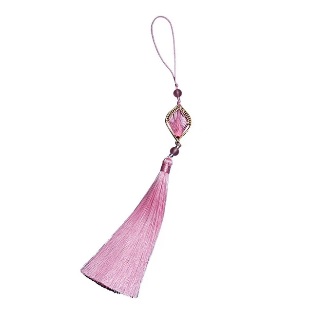 Bolso de poliéster borlas de seda colgante hágalo usted mismo decoración del hogar coche borlas colgante