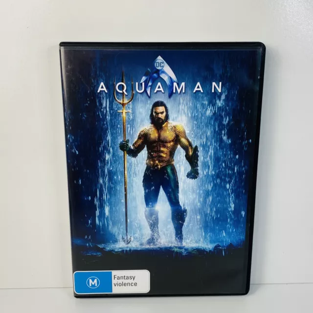 Aquaman (DVD, 2018) Region 4 - Fast Free Post - NEAR MINT DISC