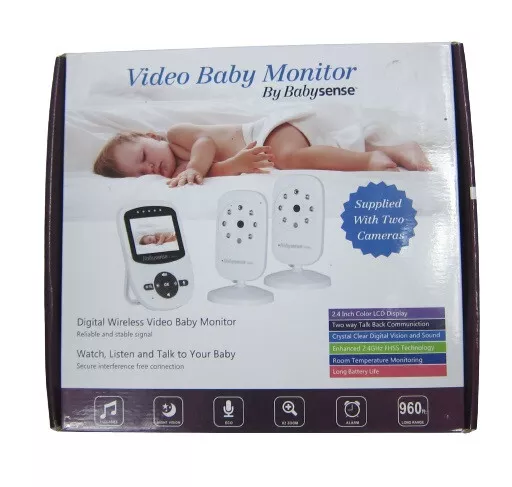 BabySense - Video Baby Monitor with (2) cameras and 2.4" Screen V24_2US