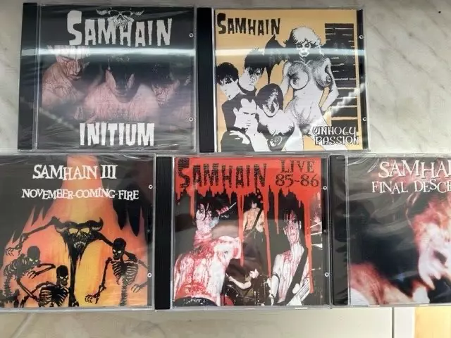 SAMHAIN MUSIK 5 CD PAKET - Final Descent,Initium,Unholy Passion,November Coming