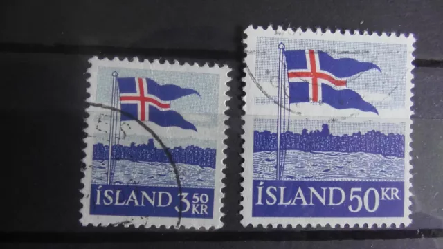 Island (1958)  327-28  gestempelt