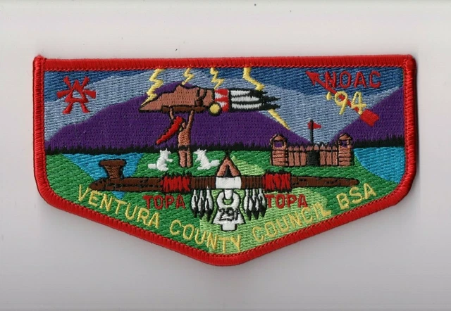 Topa Topa Lodge 291 S-57, 1994 NOAC, Ventura County Council, California
