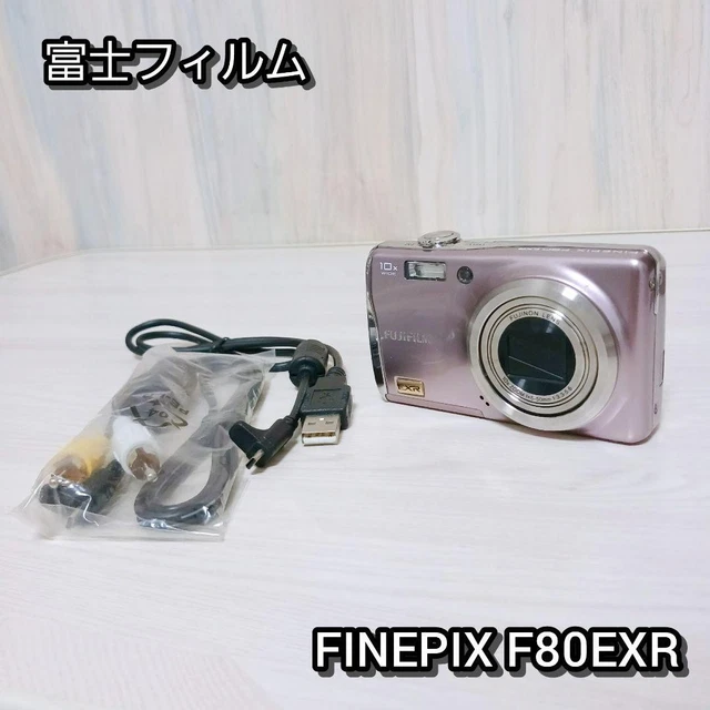 FUJIFILM FINEPIX F80EXR Pink Compact Digital Camera Tested Working