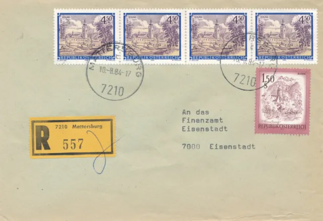 Reco-Brief aus Mattersburg mit Schönes Ö + Stifte und Klöster (K25)