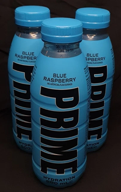 PRIME HYDRATION ENERGY Drink - Blue Raspberry, 500ml X3 Bundle ...
