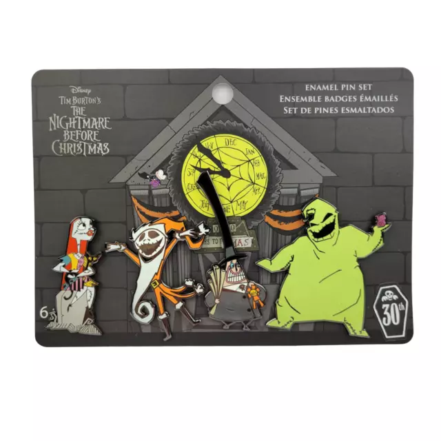 LOUNGEFLY DISNEY NIGHTMARE Before Christmas Town Hall Character 4Piece