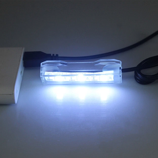 Fish Tank Light Plastic Small Aquarium Light USB LED Desktop Fish Tank Lamp F❤❤