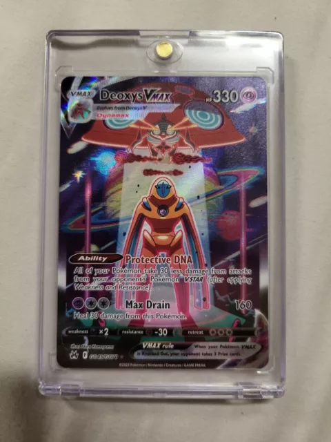 Pokemon Deoxys VMAX SWSH267 Black Star Promo Full Art NM