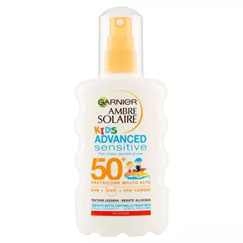 Sonnenschutz Garnier Ambre Solaire Sensitive Spray SPF50+ 200ml B-WARE MHD 05/25