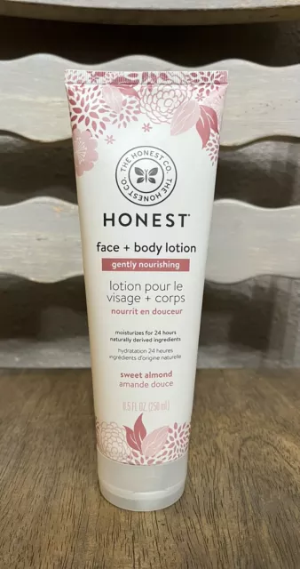 The Honest Company Face + Body Lotion Sweet Almond 8.5 FL Oz.