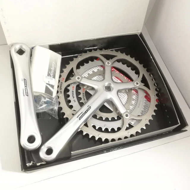 Manivelles Campagnolo Daytona NOS – Argent 170 Mm – Pédalier Vélo Route – Italie