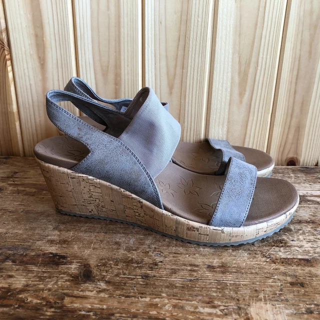 Skechers luxe deals foam wedges