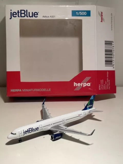 Herpa Wings 1:500 jetBlue Airbus A321 N903JB 527811 OVP