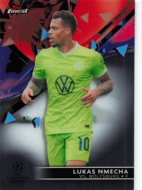 Lukas Nmecha - VfL Wolfsburg - #91 - Base - Topps Finest UEFA 2021/22