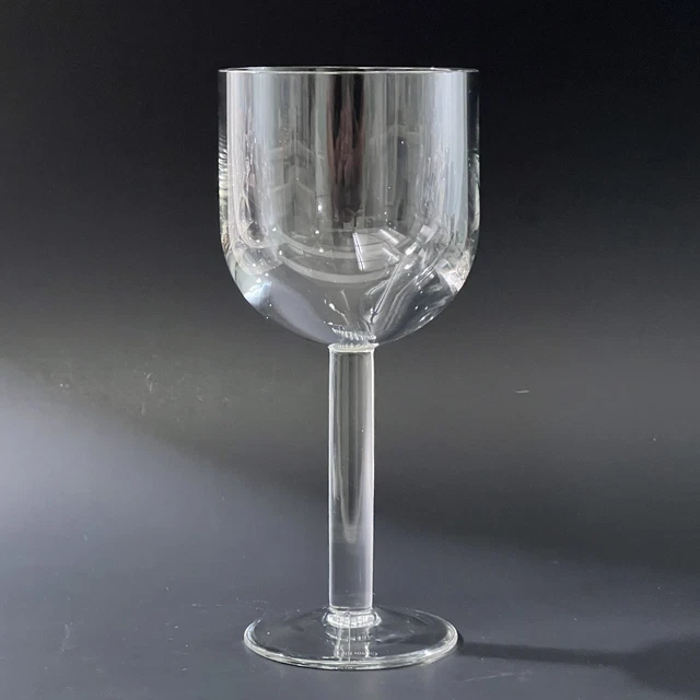 CALVIN KLEIN CRYSTAL BELLPORT Ultra Clear Thick Stemmed Wine Glass 7 7/8"  $34.88 - PicClick