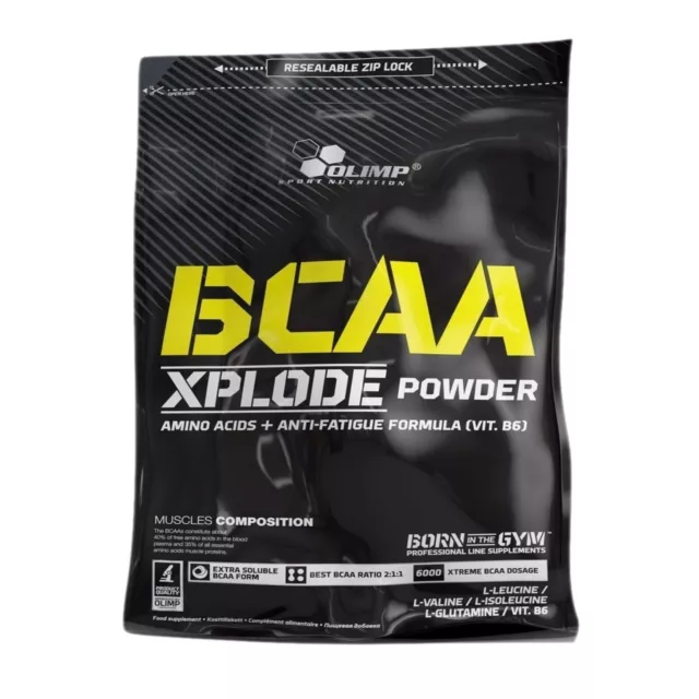 Olimp Bcaa Xplode Powder Glutamine Vitamin B6 Amino Acids 1000G Xplosion Cola
