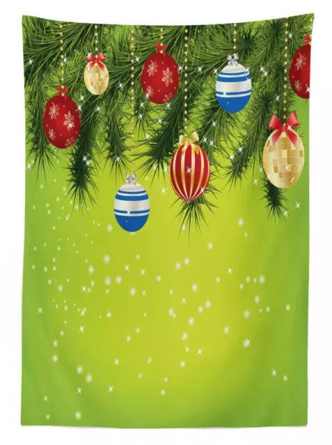 Christmas Outdoor Picnic Tablecloth in 3 Sizes Decorative Washable Waterproof 2