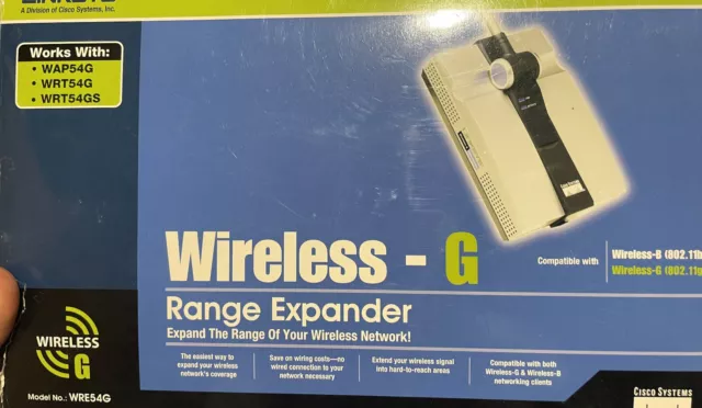 WRE54G Wireless-G Reichweiten-Expander Linksys