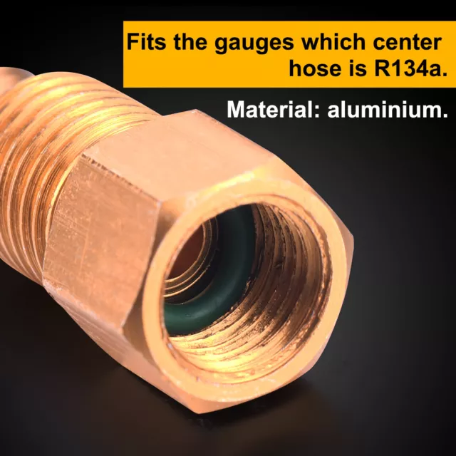 R12 auf R134a Adapter Konverter Kupplung Stecker passt Klimaanlage Schlauch von R134a Messgeräte