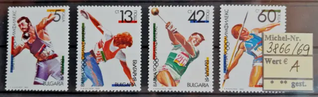 Bulgarien -  Michel-Nr.   3866 - 69 A,  postfrisch,  576,