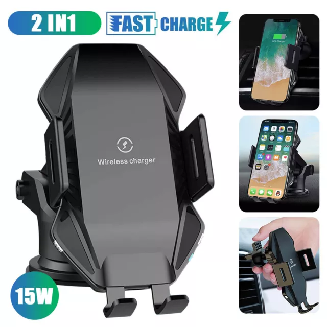 Fast Wireless Charger Auto Handyhalterung Mit Ladefunktion Automatisc Ladegerät