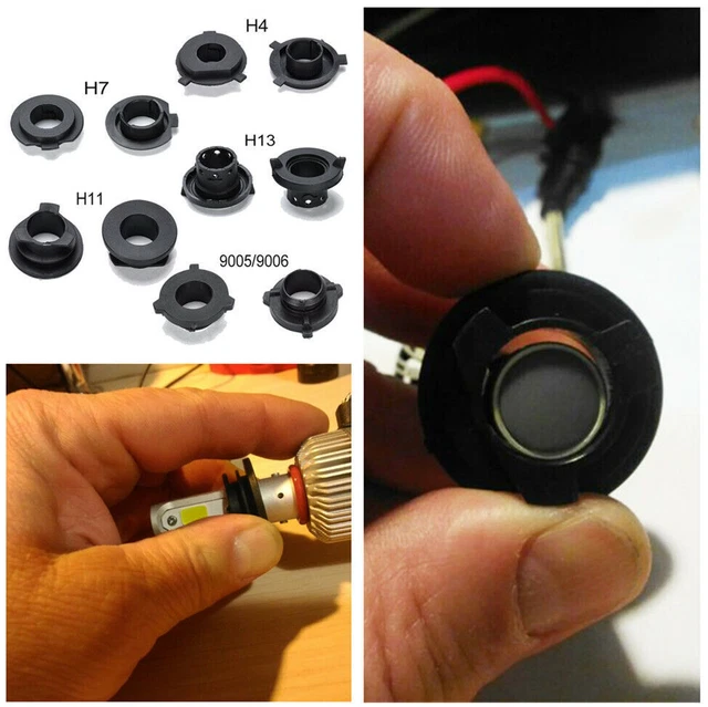 10Pcs Durable S2 9005/9006 LED Headlight Lamp Bulb Adapter Holder Base Sockets