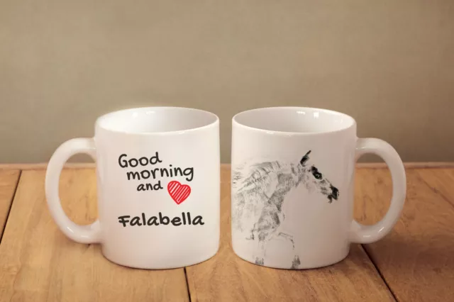 Falabella - ceramic cup, mug "Good morning and love ", CA