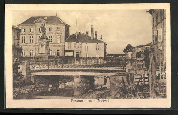 CPA Fresnes, in Woevre 1917