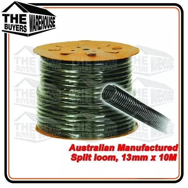 100% Premium Australian Made Split Loom Tubing Wire 13mm Conduit Cable 10m UV