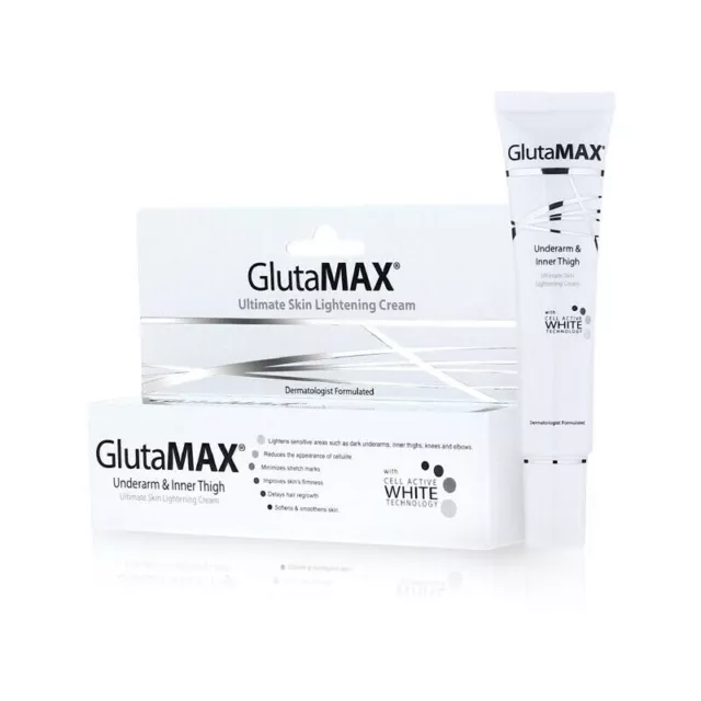 GlutaMAX bajo Brazos Y Interior Muslo Piel Crema Despigmentante 30g 2