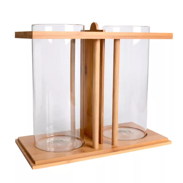 Ecology Mini Fish Tank Glass Goldfish Betta Aquarium Office Living Room Decorate 10