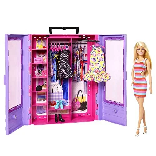 BARBIE FASHIONISTAS ULTIMATE Closet Portable Fashion Doll Playset 15