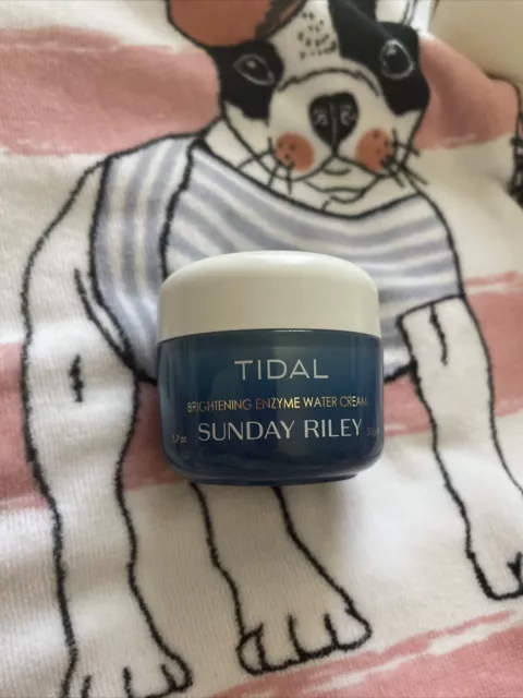 Sunday Riley TIDAL Brightening Enzyme Water Cream 1.7oz/50g NEW & FULL SIZE