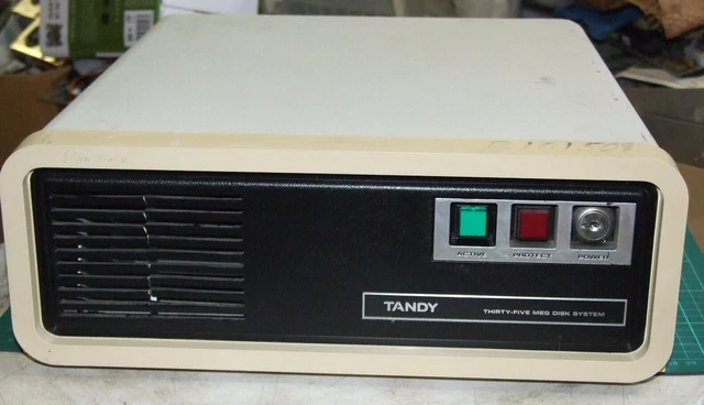 Tandy TRS-80 empty external hard drive enclosure Tandy TRS-80 empty external hard drive enclosure