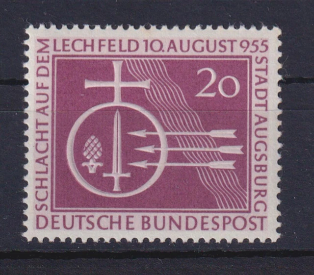 Bund 216 I Plf. 1000. Jahrestag der Schlacht auf dem Lechfeld 20 Pf postfrisch