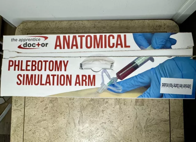 The Apprentice Doctor: Anatomical Phlebotomy Simulation Arm/ IV Practice Arm 