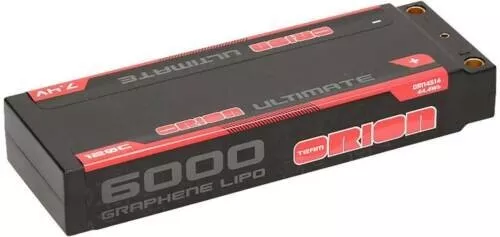 Team Orion Ori14514 Batteria Ultimate Graphene Lipo 7.4V 6000Mah 120C 22X46X138