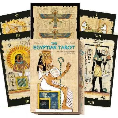 The Egipcio Tarot Baraja de Cartas Y Libro Esoteric Fortune Telling Lo Scarabeo