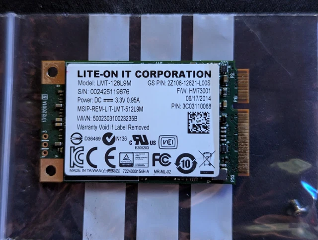 LITE ON LMT 128L9M 128GB mSATA Solid State Drive SSD Hard Drive HDD 11.99 PicClick UK