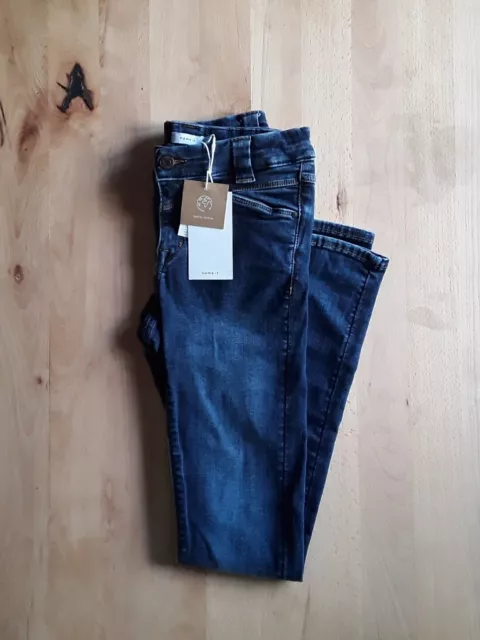 Name it Mädchen Jeans Skinny Gr. 158 NKFPOLLY dark blue denim DNMBATAY  32,99NP