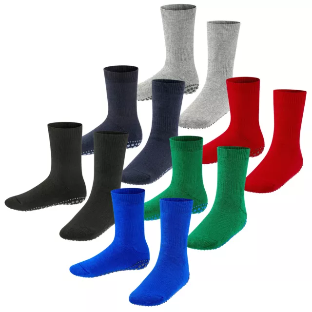 Falke Chaussettes Enfants Unisexe Pour 2er Multipack 19-42 Noir Bleu Rouge Rose