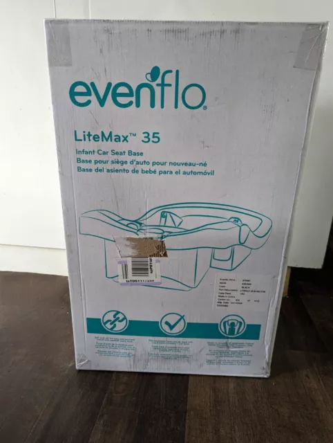 Evenflo LiteMax Infant Car Seat Base, Compatible with All LiteMax Infant - Black